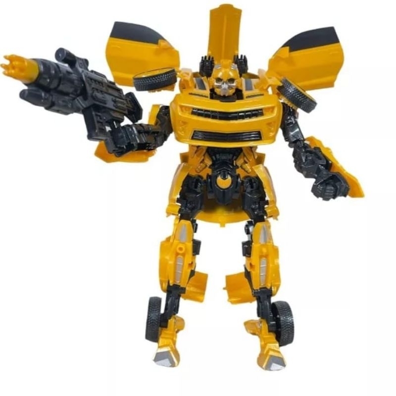 MAINAN ROBOT TRANSFORMER BUMBLE BEE DAN OPTIMUS PRIME 2 IN 1 ROBOT MOBIL TRANSFORMERS