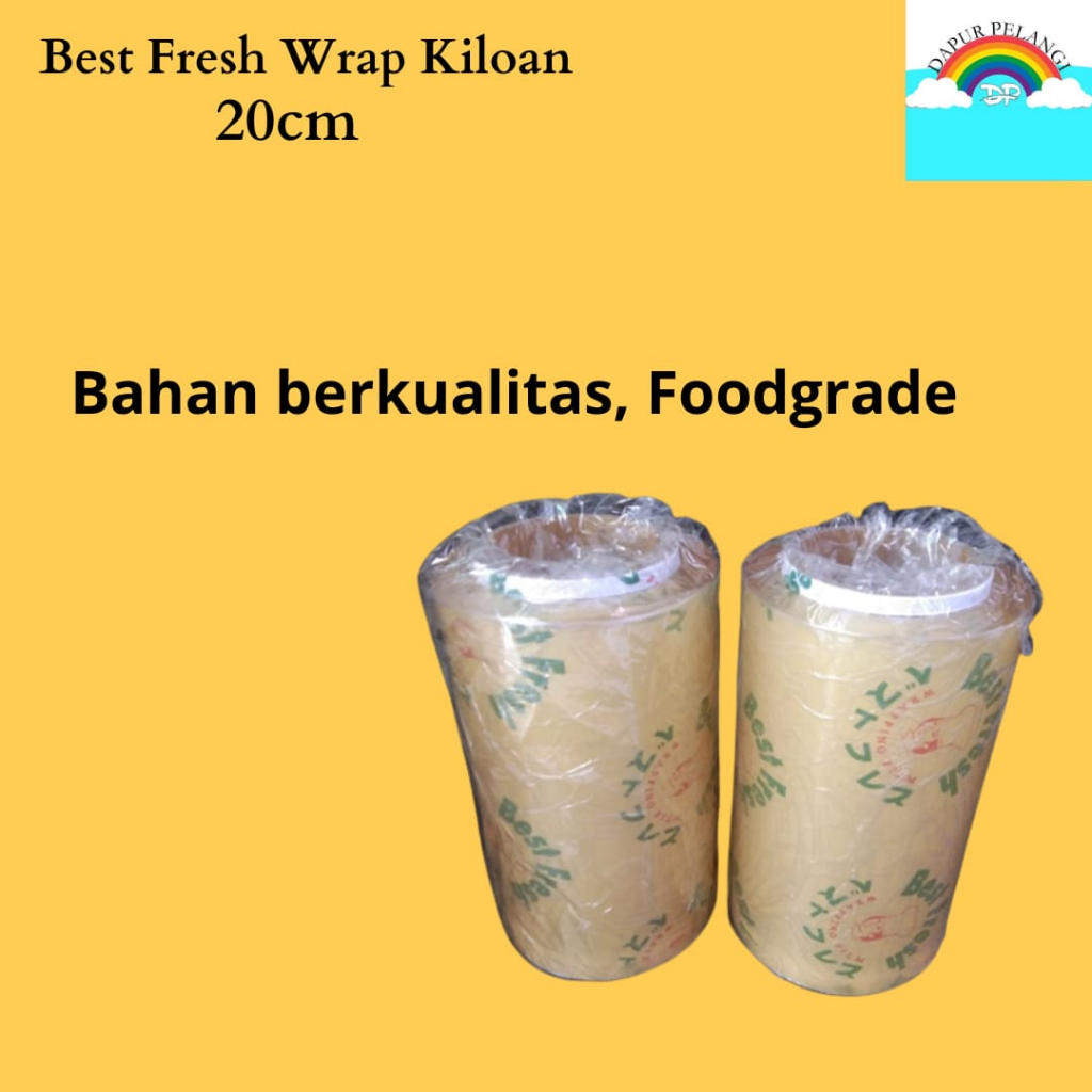 Best Fresh Wrapping/Plastik Wrapping/Best Fresh Wrap Kiloan 20cm