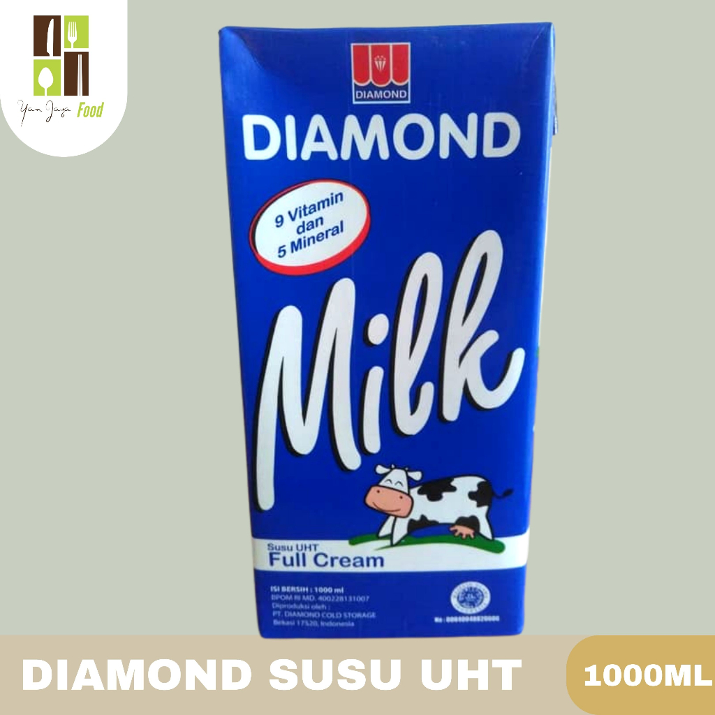 Diamond UHT Milk / Susu UHT Full Cream 1000ml