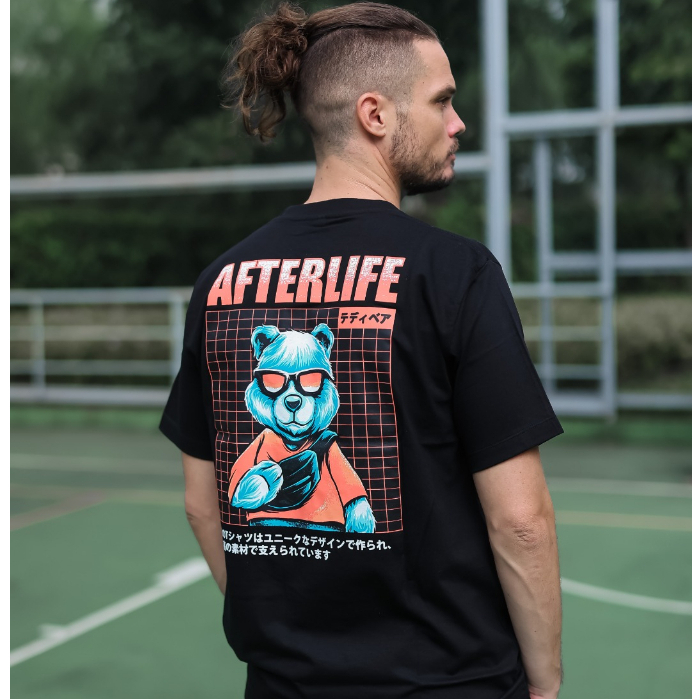 AFTERLIFE - Tshirt Panda Style Black | 21054