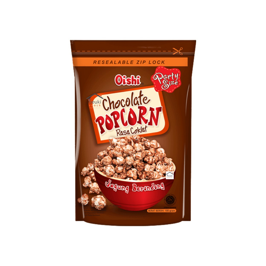 

Oishi Popcorn Chocolate Kemasan Pouch Party Size