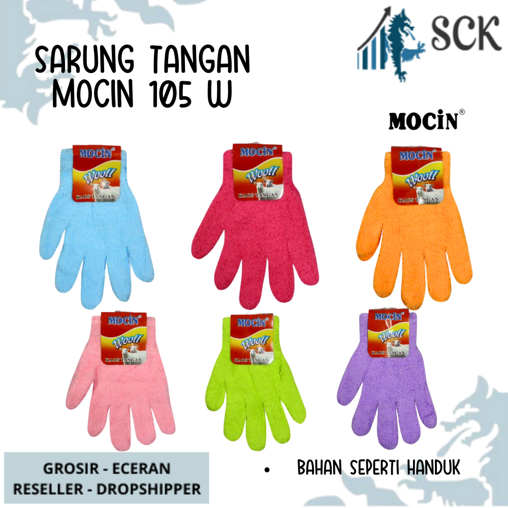 Sarung Tangan MOCIN 105 Polos WARNA / Sarung Tangan Perempuan Dewasa Wanita / Perlengkapan Otomotif - sckmenwear GROSIR