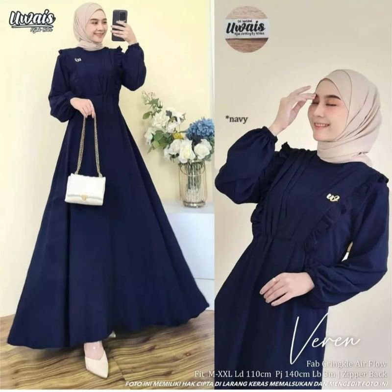 Gamis Airflow - VEREN / ADIBA DRESS //JF7852