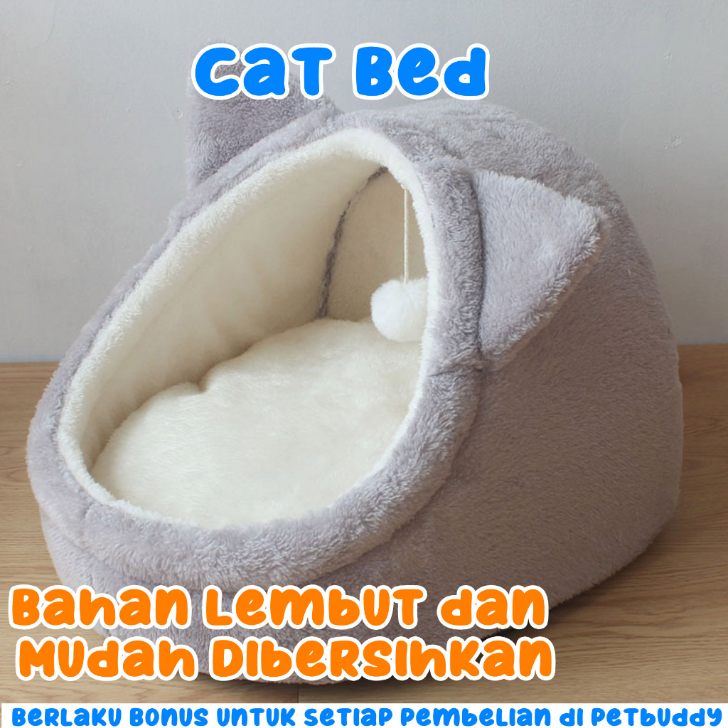 NEW! Cat Bed Kasur Motif Kucing Lembut Anjing/Kucing