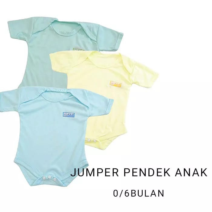 Premium Jumper Pendek Bayi Polos | Jumper Anak