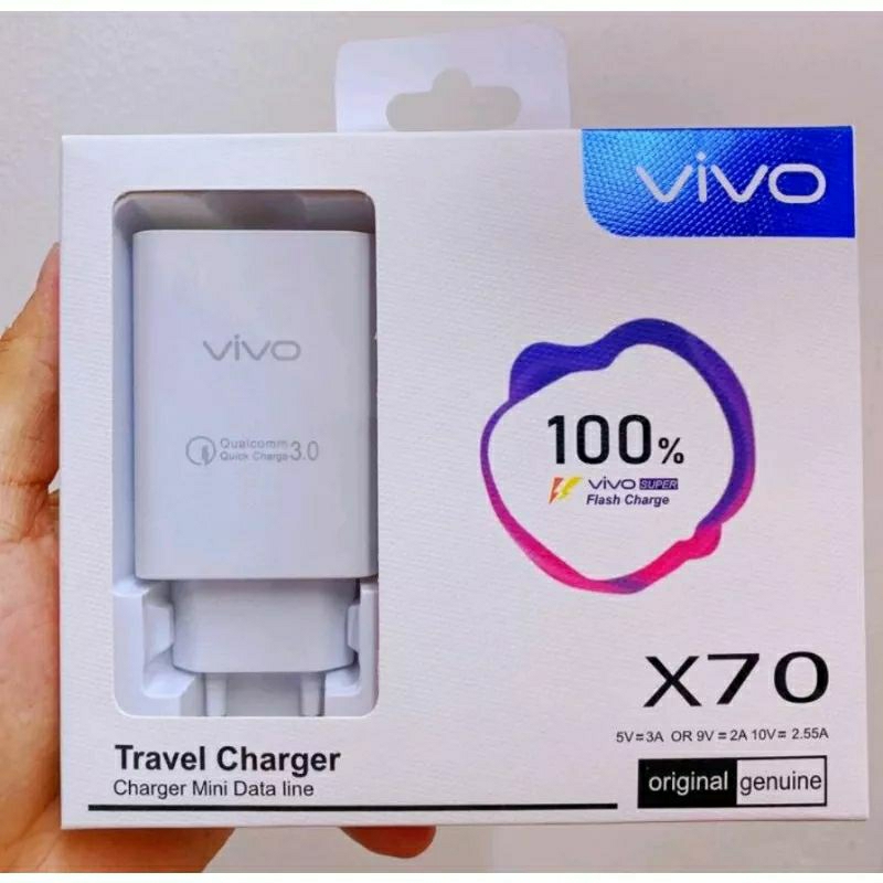 Charger VIVO Y12 Y19 y17 Y21 Y71 Support Semua hp FLASH CHARGER  ORIGINAL SUPER VOOC MICRO USB TYPE C