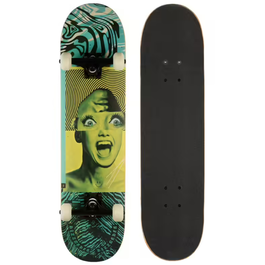 OXELO CP 100 FSC Skateboard Maple 7.75&quot; Mudah Dimainkan