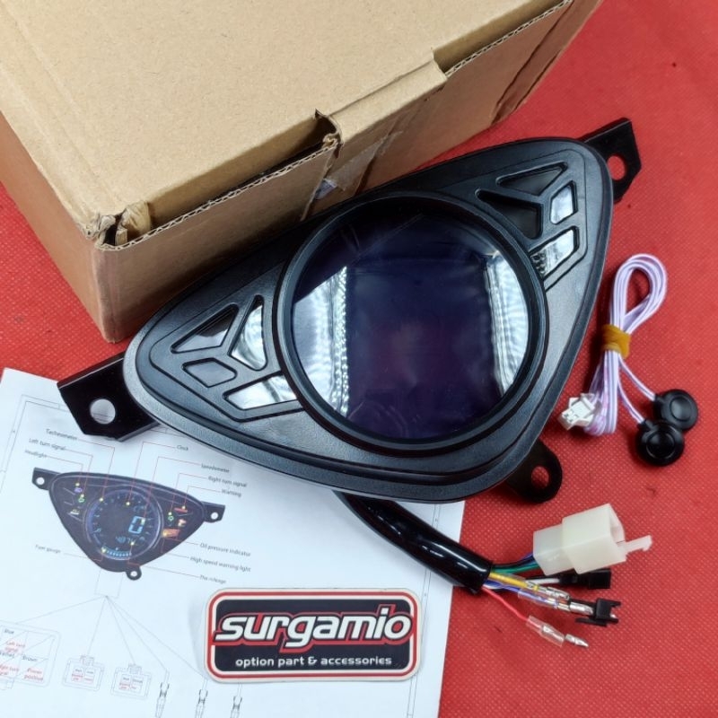 Speedometer mio digital speedo mio copy ktc koso