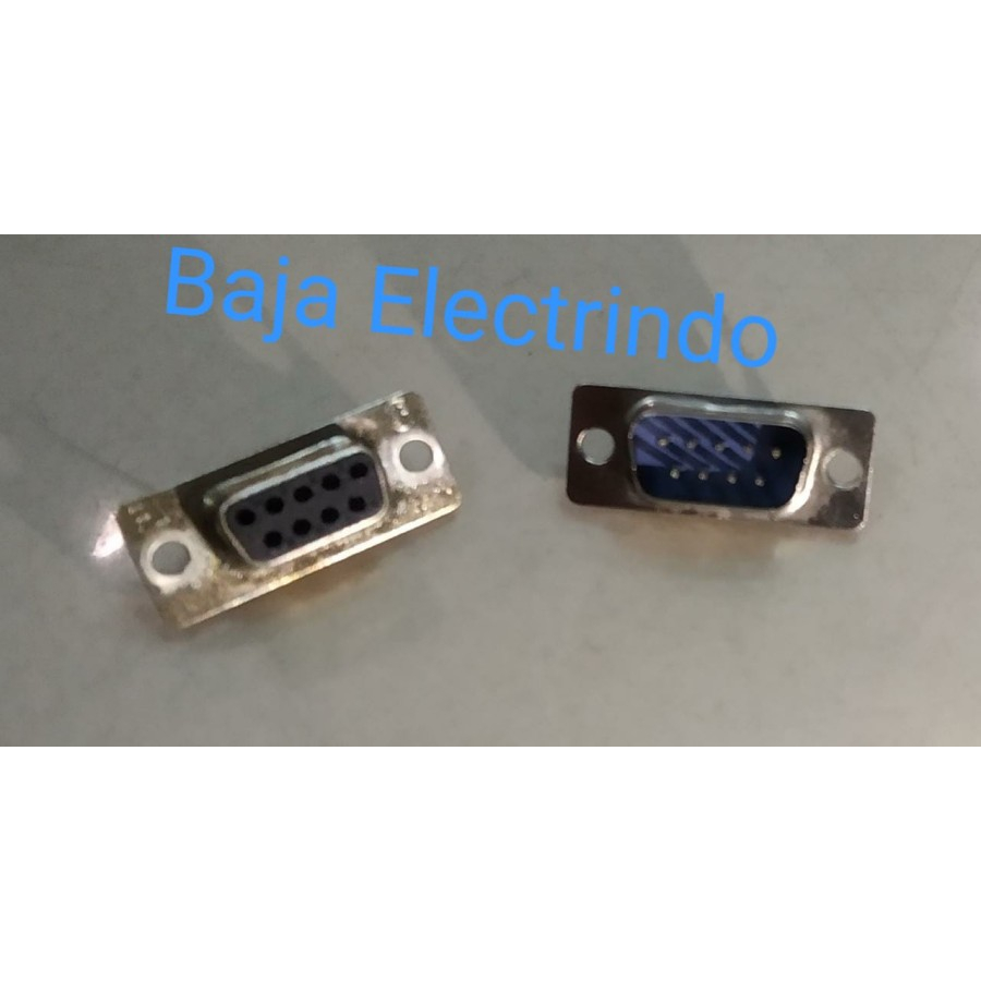 KONEKTOR DB9 MALE/FEMALE SOCKET SOKET CONNECTOR