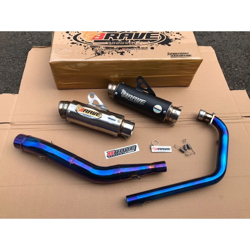 knalpot Racing Cbr 150 R, Cbr 150 k45r, Brave Exhaust Original