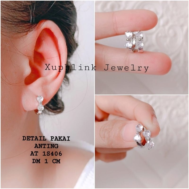 Anting Titanium Dayana Permata Anti Karat