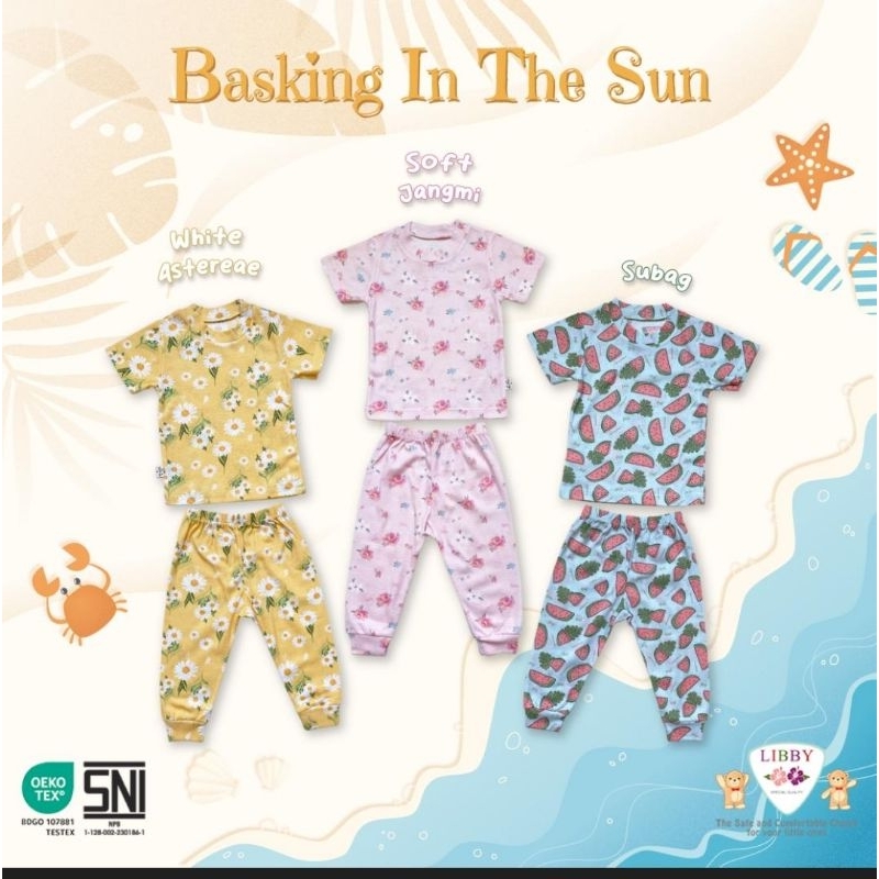 RB 1 stel stelan oblong pendek celana panjang bahannya TIPIS ukuran 2L/xl/xxl libby print