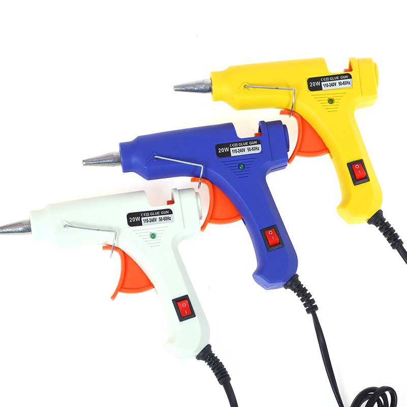 ONLYONE12 Lem Tembak 1set + Stick Lem 10pcs / Hot Melt Glue Gun + 10pcs Lem Stick