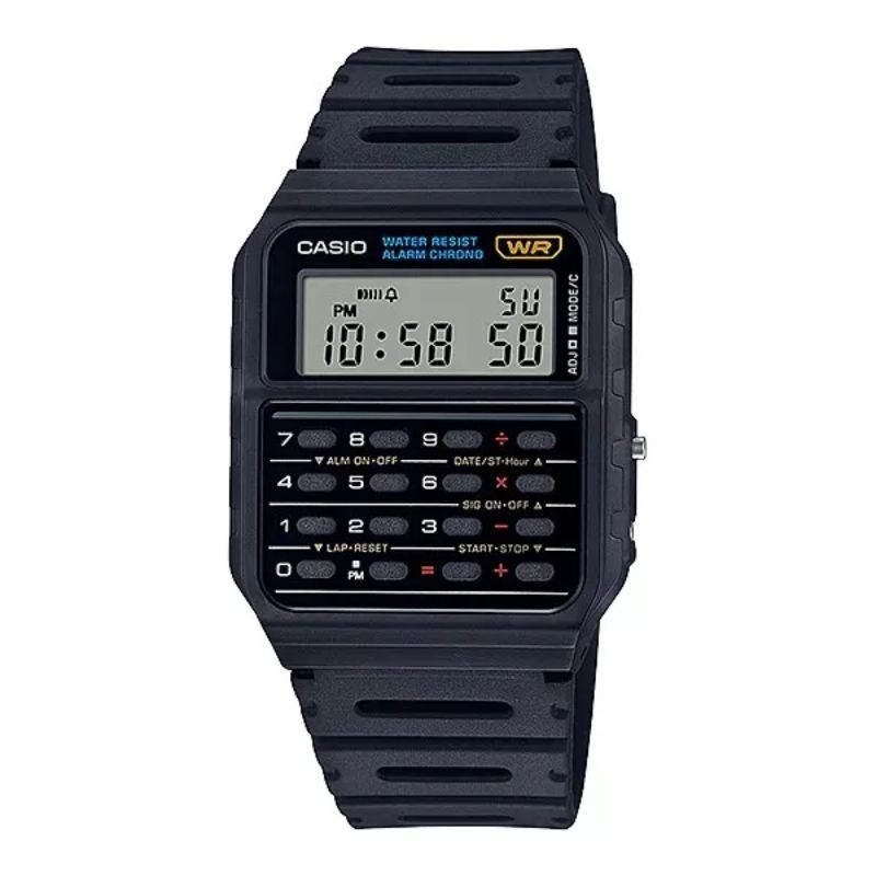 JAM TANGAN CASIO KALKULATOR ORIGINAL | CASIO ORIGINAL CA-53-W1Z ORIGINAL CA53W CA53 JAM TANGAN DATA BANK 5A53W