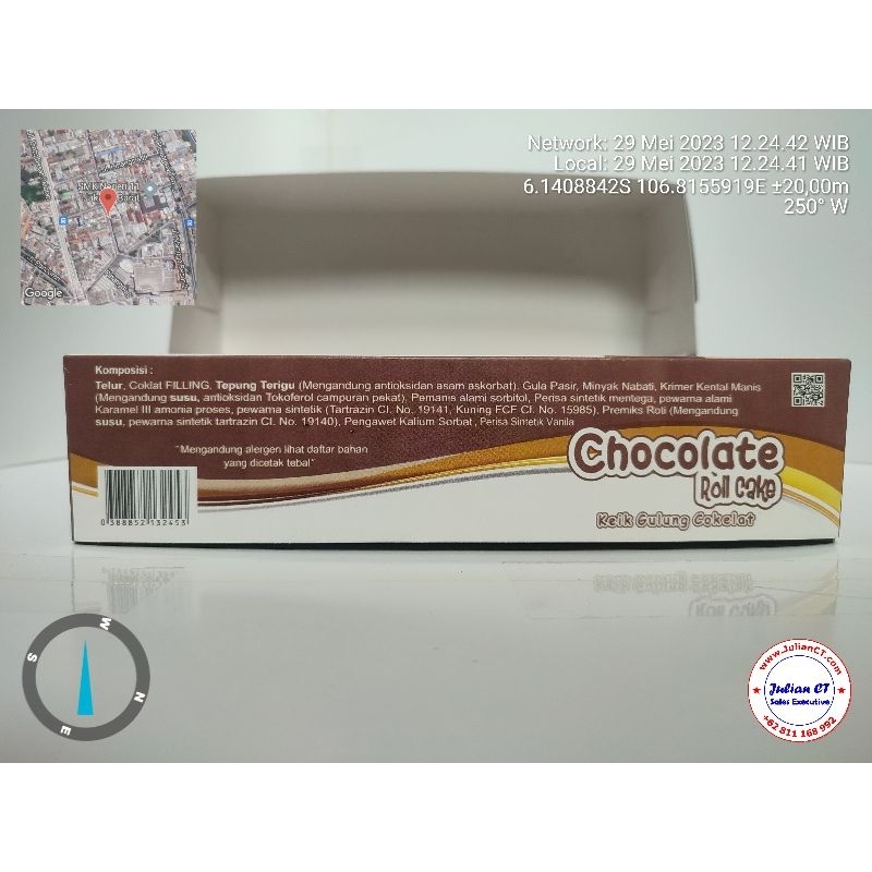 

Chocolate Roll Cake - Keik Gulung Coklat - Roll Cake Coklat