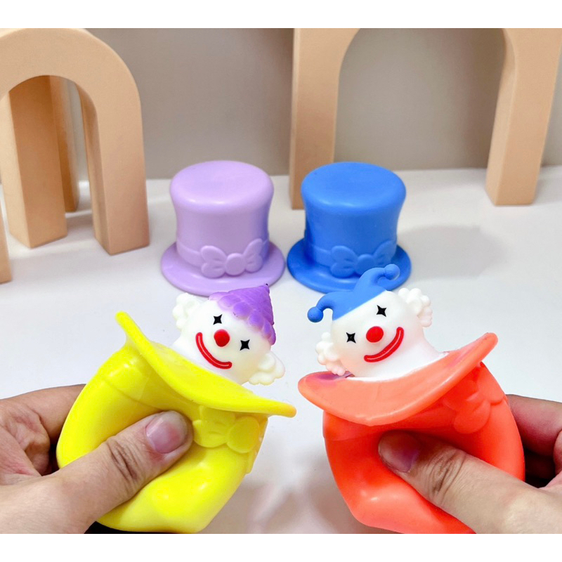 Mainan Squishy Viral Clown Badut Mainan Squishy Pencet antistress PROMO SEN