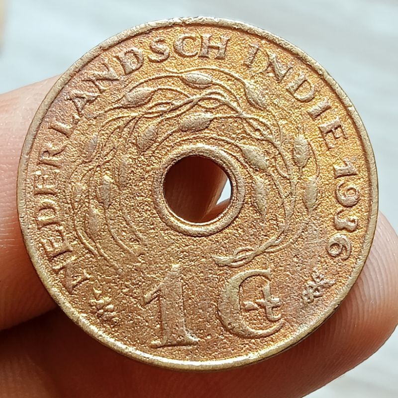 Sp500 - Coin Belanda 1 Cent 1936