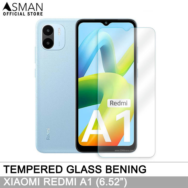 Tempered Glass Xiaomi Redmi A1 New (6.52&quot;) | Anti Gores Pelindung Layar Kaca - Bening