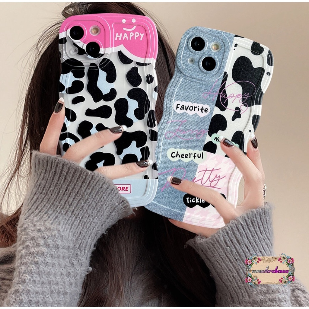 SS802 SOFTCASE PATCH DENIM LEOPARD FOR SAMSUNG A24 4G SB5650