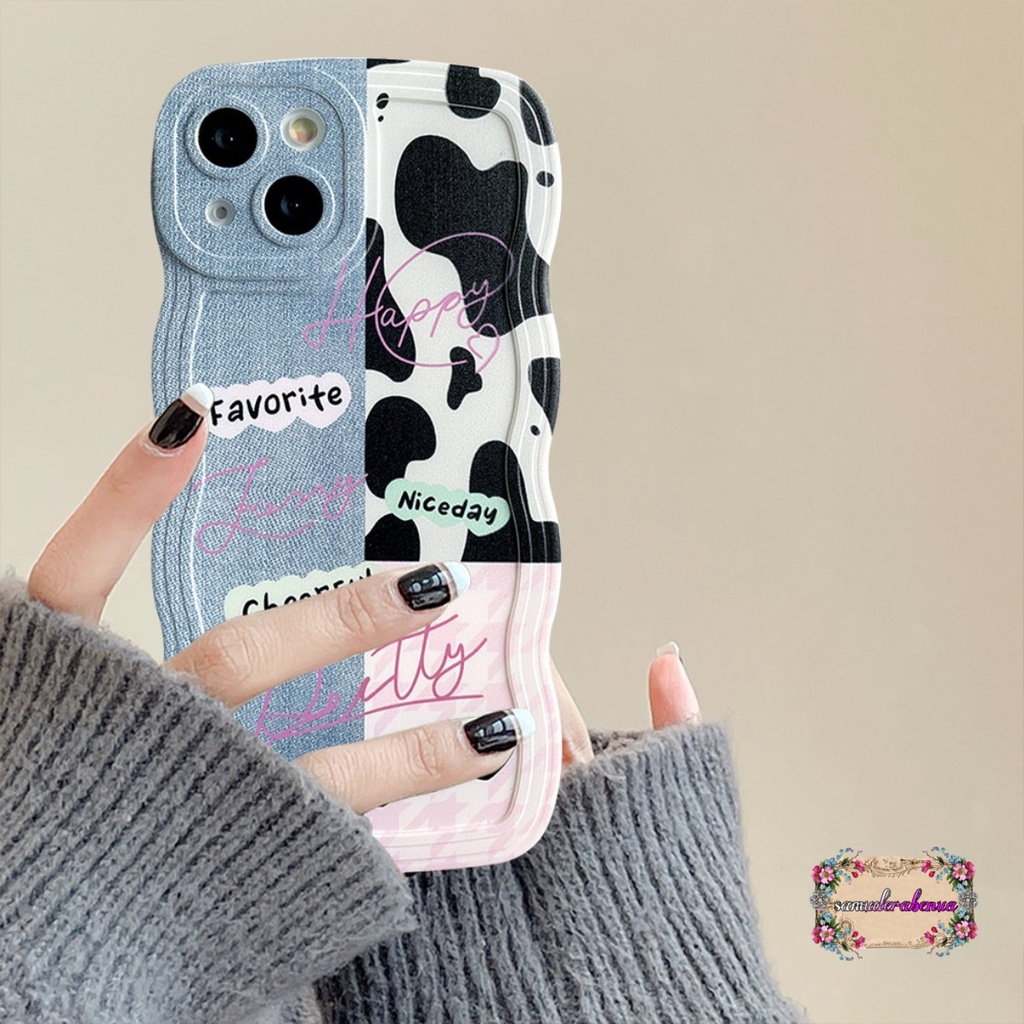 SS802 SOFTCASE PATCH DENIM LEOPARD FOR SAMSUNG A24 4G SB5650