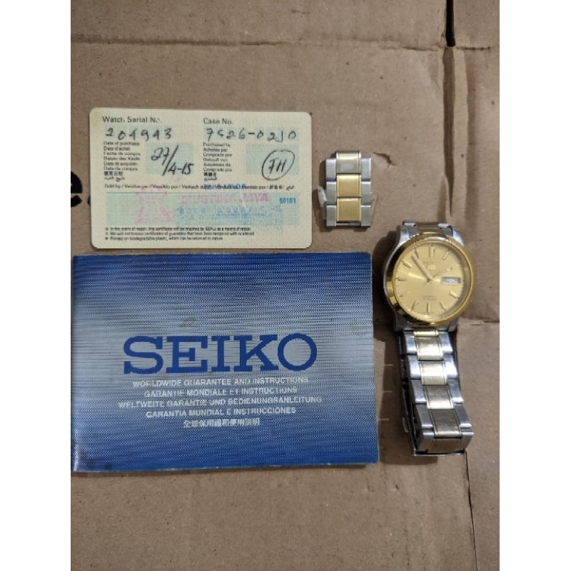 Jam Tangan Seiko 5 Automatic SNK792 7s26-02j0 Japan 100% Original Asli