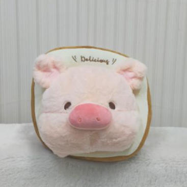 Boneka Lying Pig Roti Size 14&quot;/35cm/boneka pig tengkurep/boneka animal/boneka Piggy