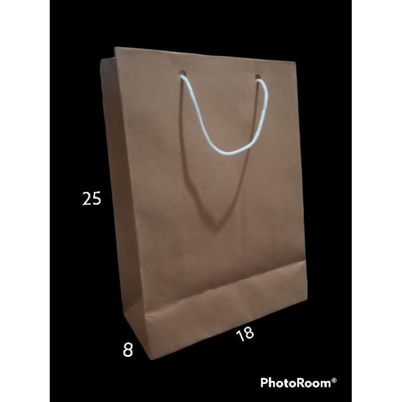 

Paperbag polos warna coklat ukuran 18x8x25 /pxlxt