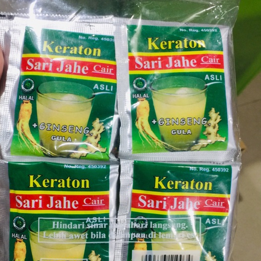 

HERBAL MURAH SARI JAHE KERATON CAIR (1PACK)