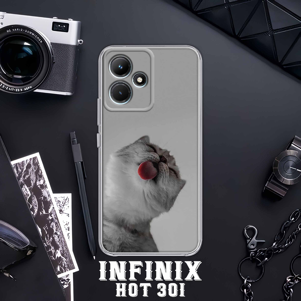 Case INFINIX HOT 30i NFC [ KUCING ] Casing INFINIX HOT 30i NFC TERBARU - Case Hp INFINIX HOT 30i NFC