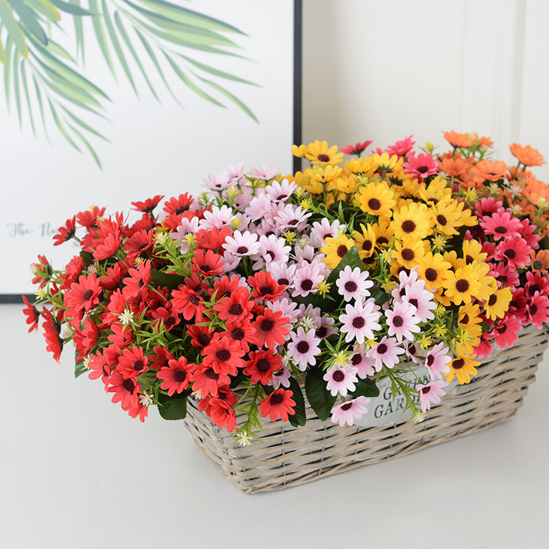 Bunga Buket Chrisanthemum Krisan Hias Properti Foto Produk Studio Artificial Flower BG11