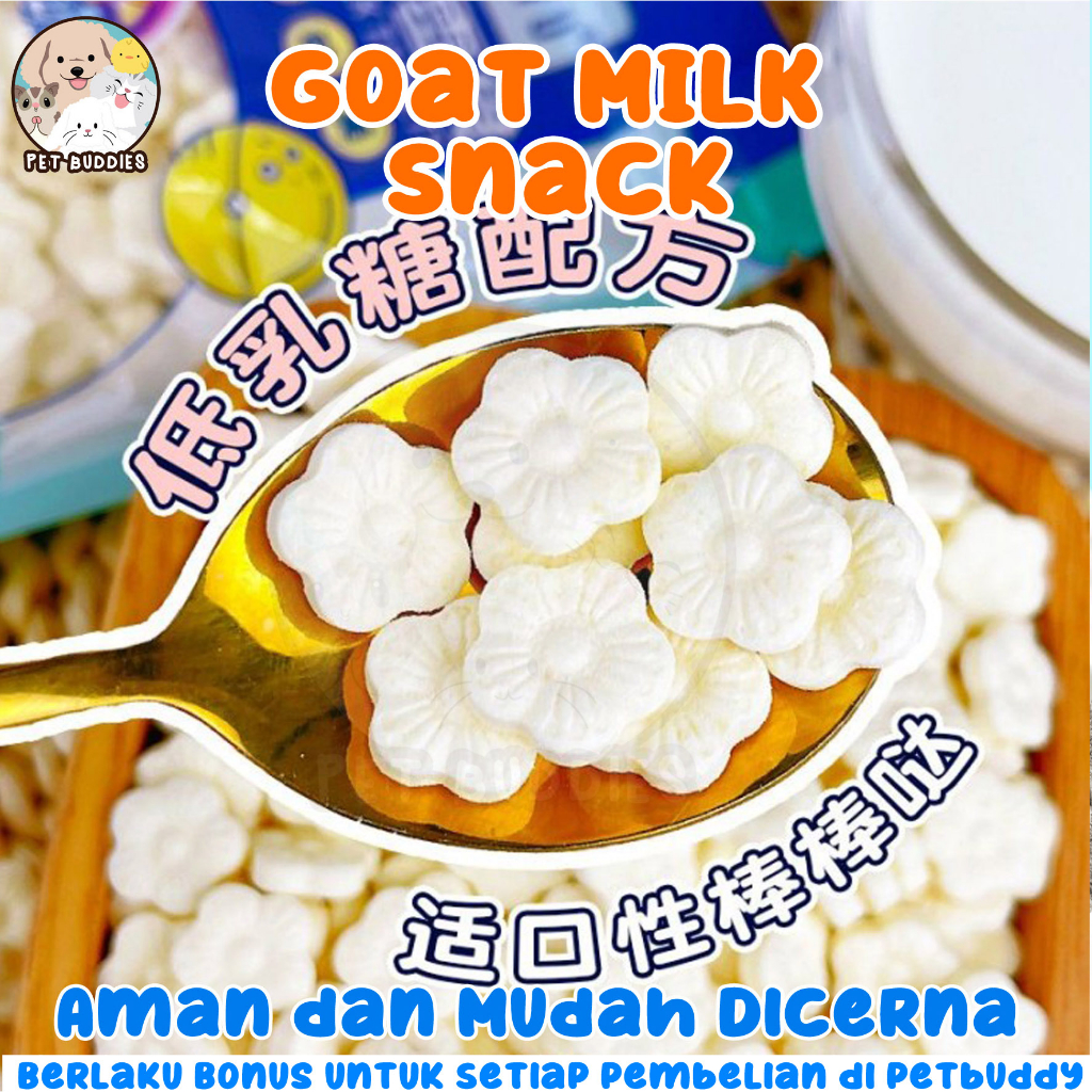 [FREE BONUS]Funny U Goat Milk Tablet 100g Suplemen Kalsium Kucing/Anjing Multivitamin