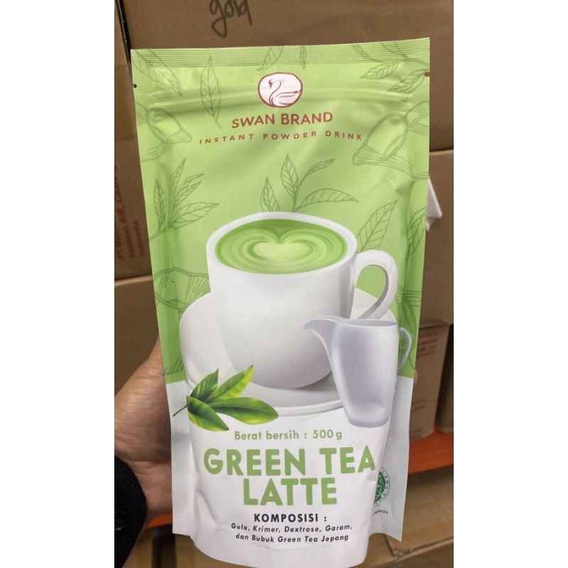 

bubuk minuman green tea latte 500g swan brand