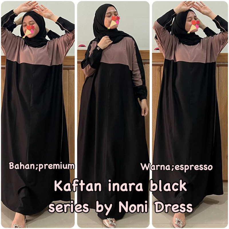 Daster Arab Noni INARA Maxi Dress Big Size Ori