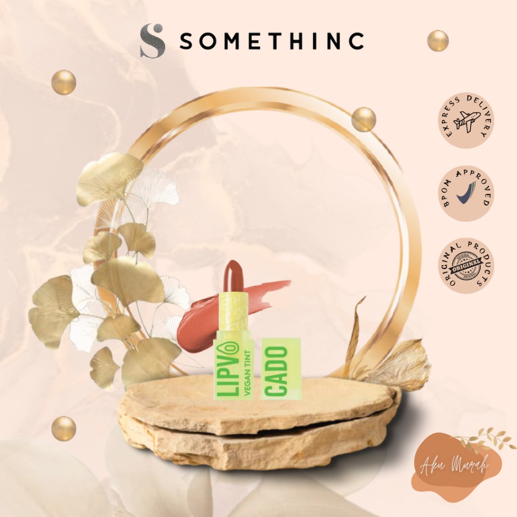 ✨ AKU MURAH ✨ SOMETHINC LIPVOCADO Vegan Lip Treatment Tint / Lip Balm Warna