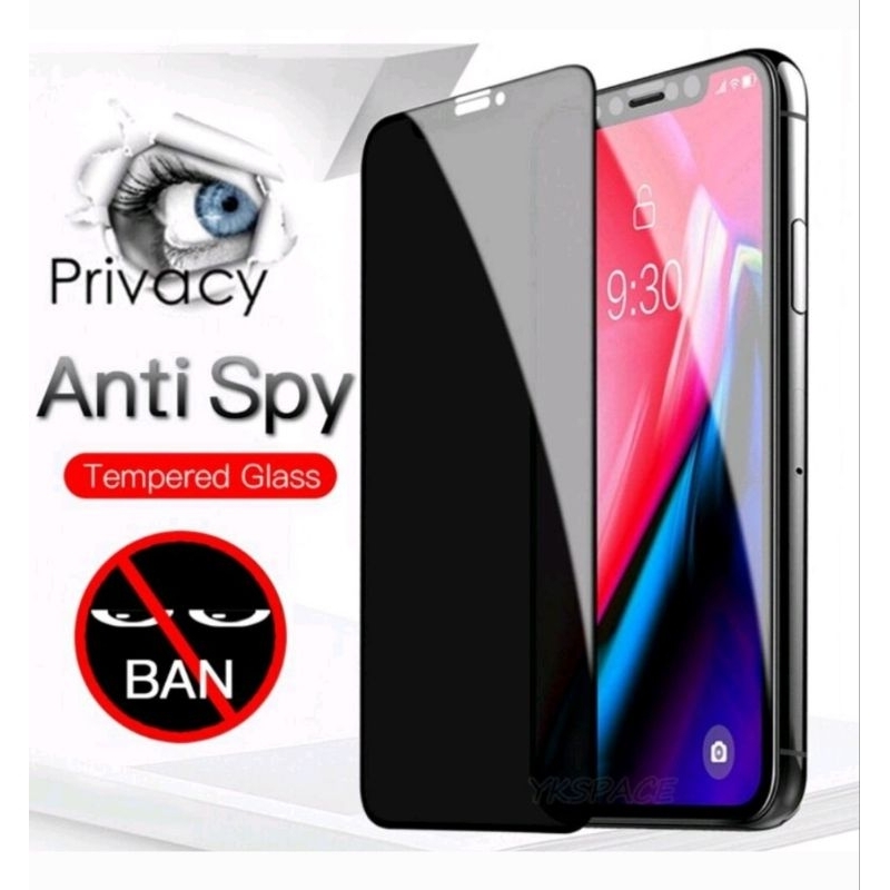 Tg Anti Gores Vivo Y36 Tempered Glass Spy Matte Film Ceramic 100% Security Anti-Peeping Film Privacy Security Privacy Security Anti-Spy Tempered Glass Physical Rein Forcement Technology No Broken Edge Anti Pecah Tempered Glass Screen Protector Tg Vivo Y36