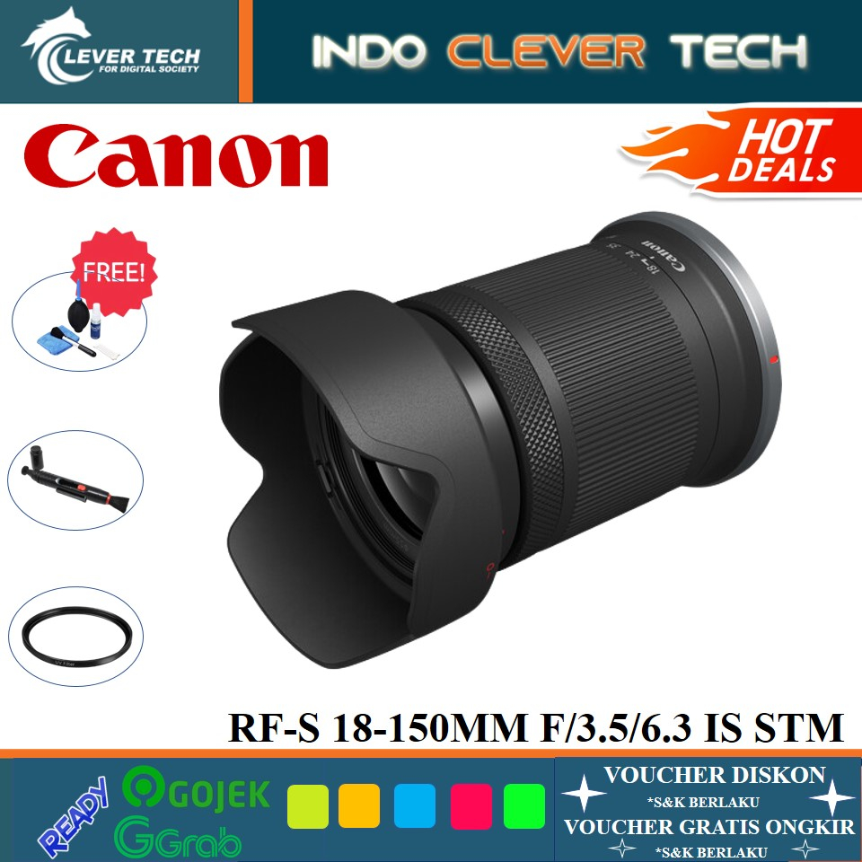 Canon RF-S 18-150mm f/3.5-6.3 IS STM Lens - GARANSI RESMI