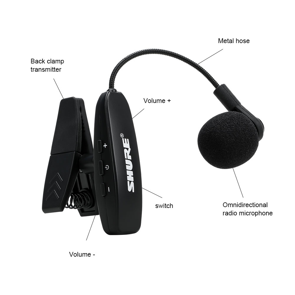 Mikrofon Nirkabel PRO-13D / PRO-PM1 Alat Musik Baru Mikrofon Seruling All-in-One Panggung Senior Mikrofon Isi Ulang cod