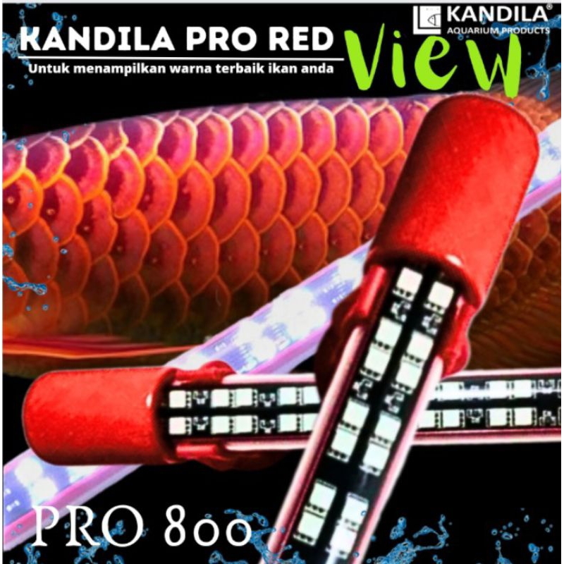 Promo murah LAMPU AQUARIUM KANDILA PRO RED VIEW 800 + PACKING PIPA