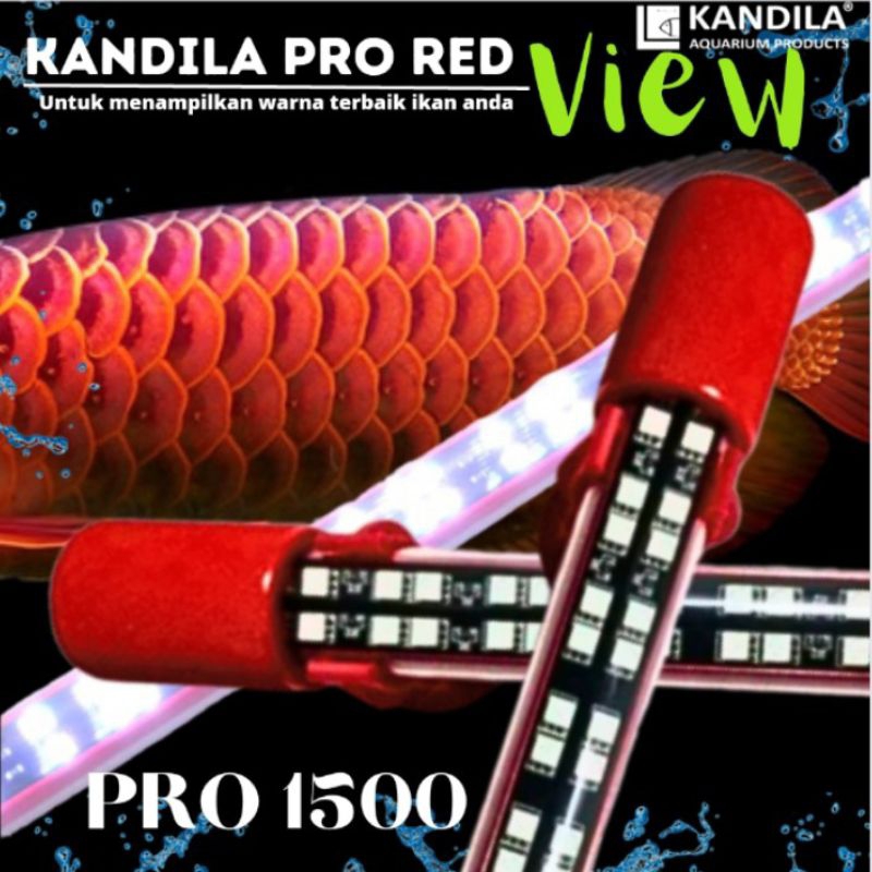 Promo murah Lampu Aquarium led KANDILA PRO RED VIEW 1500 + PACKING PIPA