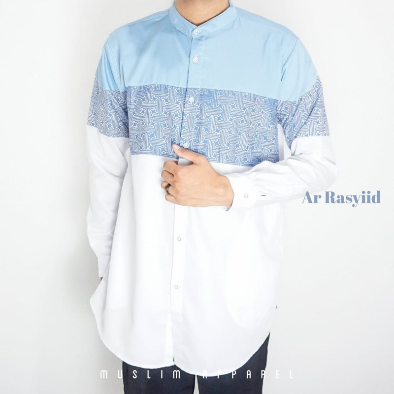 Baju Koko Lengan Panjang Pria Dewasa Trend