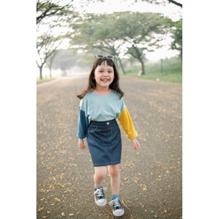 GAMA SET SETELAN BAJU ANAK UNISEX SETELAN BAJU ANAK COUPLE SETELAN BAJU ANAK COLOURBLOCK 1-6 TAHUN