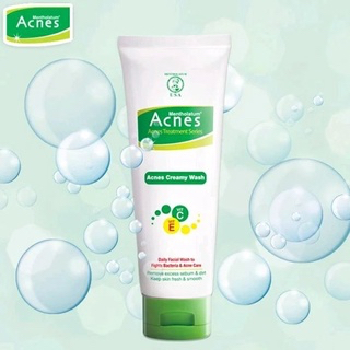 ✿ELYSABETHME✿ ACNES creamy face wash besar sabun cuci muka anti acne jerawat