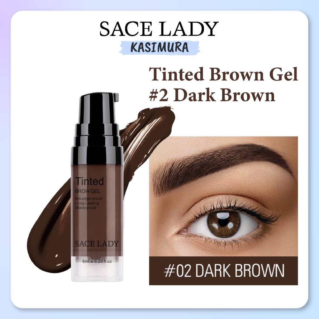 Eyebrow Tinted Brown Gel Waterproof - Kasimura