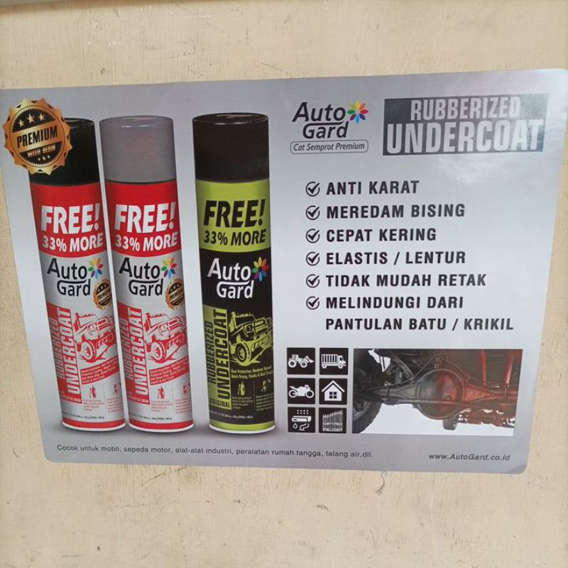 Autogard Rubbersized Undercoat Black 480g