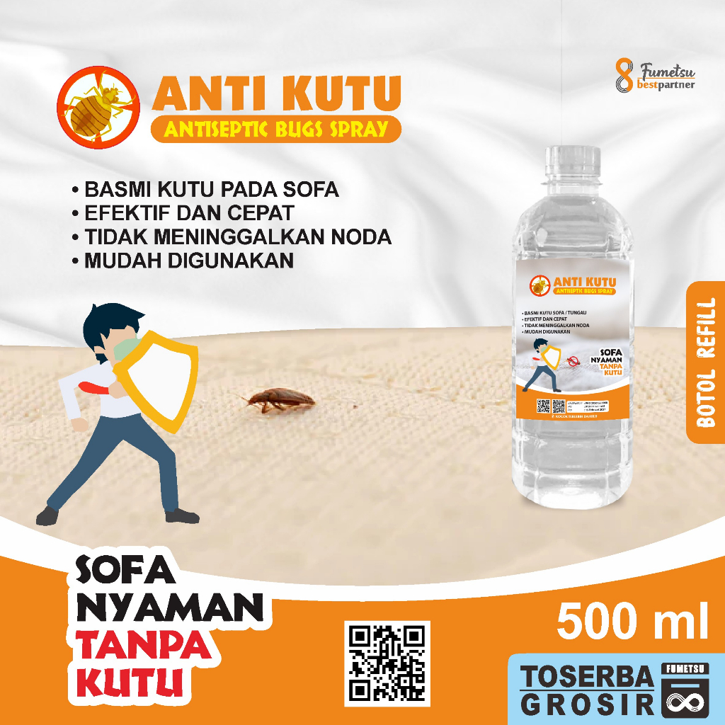 Cairan Obat Pembasmi Anti Kutu Sofa Super Efektif Kemasan 250ml Pet