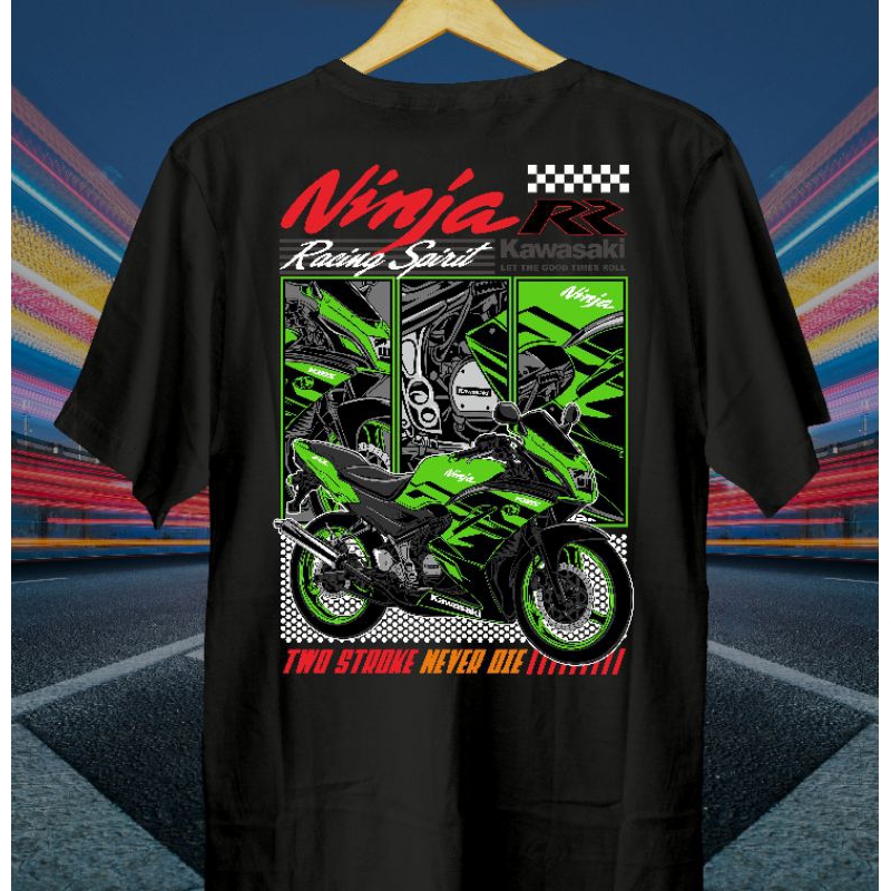 Kaos Motor NinjaRR150_hijau // Kaos NinjaRR150_hijau