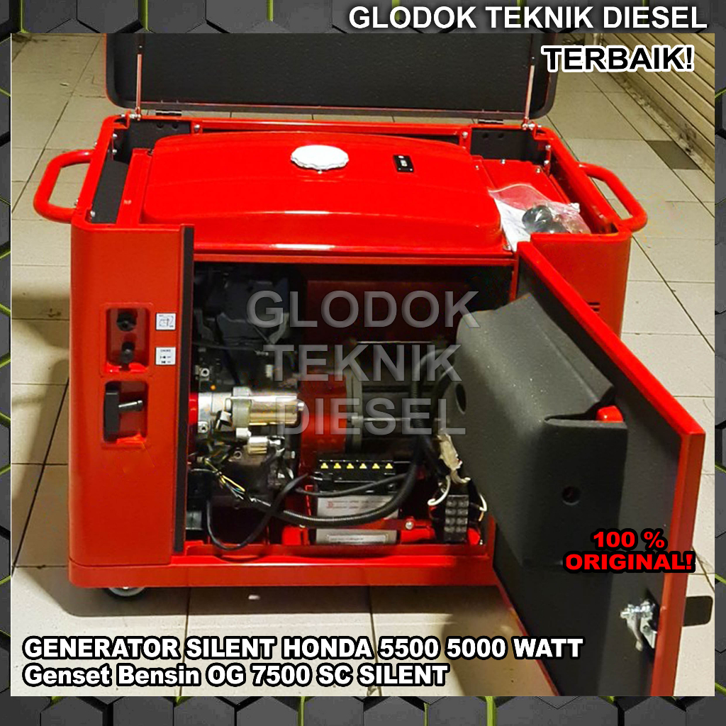 Genset Generator Silent Bensin Honda Oshima 5500 5000 Watt OG 7500 SC OG7500SC OG 7500SC ORIGINAL TERBAIK