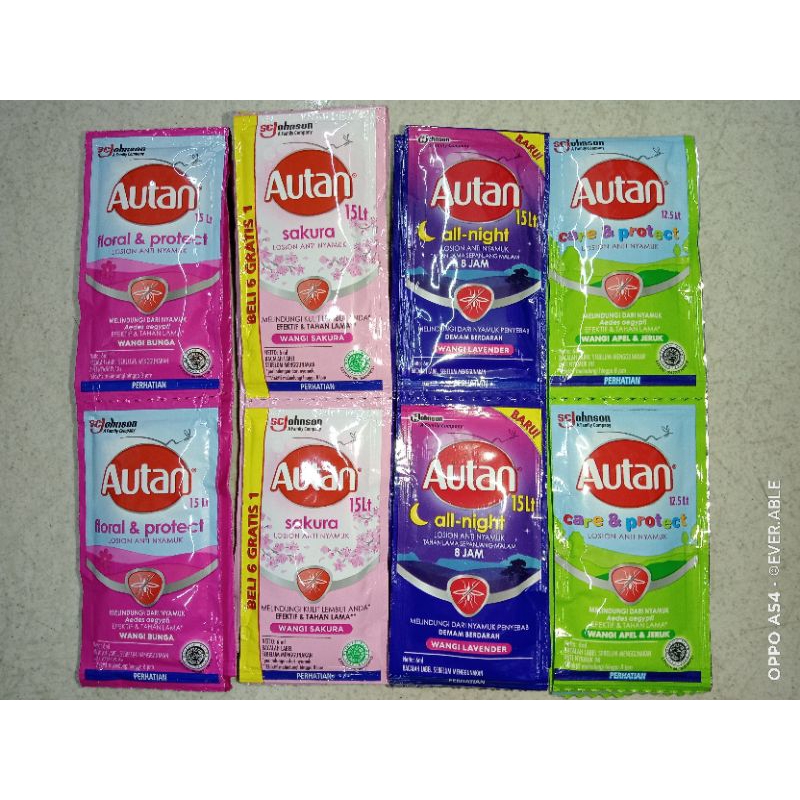 AUTAN ANTI NYAMUK SACHET 6 ML X 6