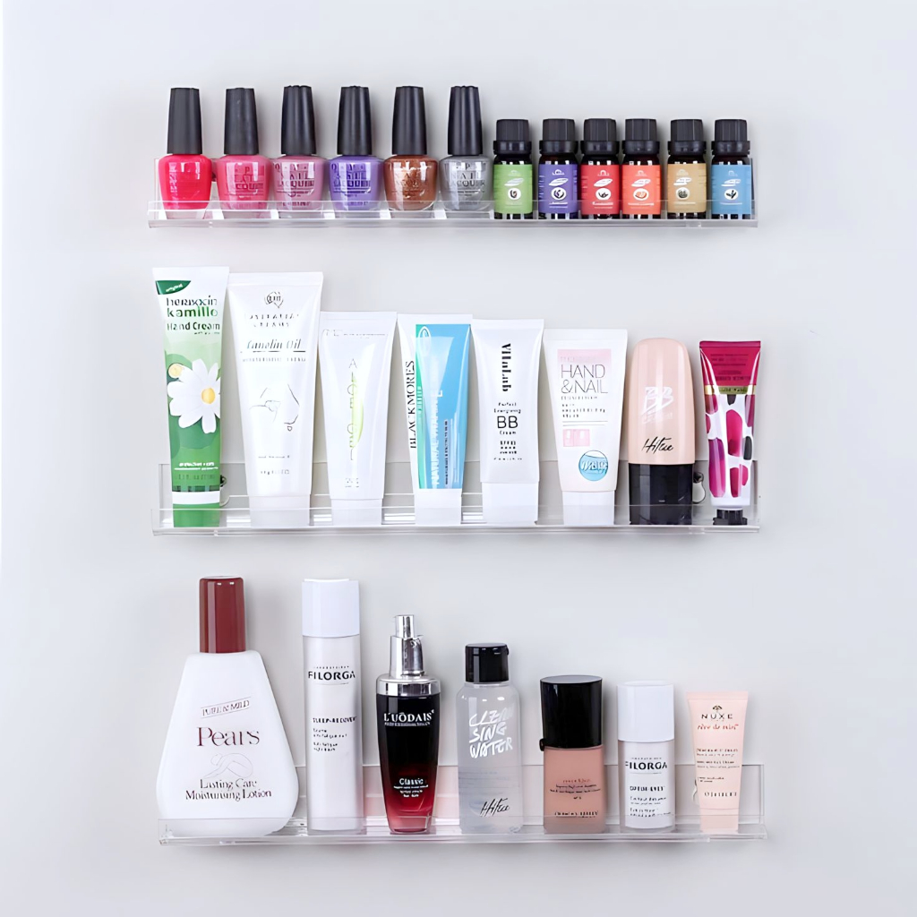 Nail Polish Organizer Rak Kutek Dinding Rak Kosmetik Rak Make Up