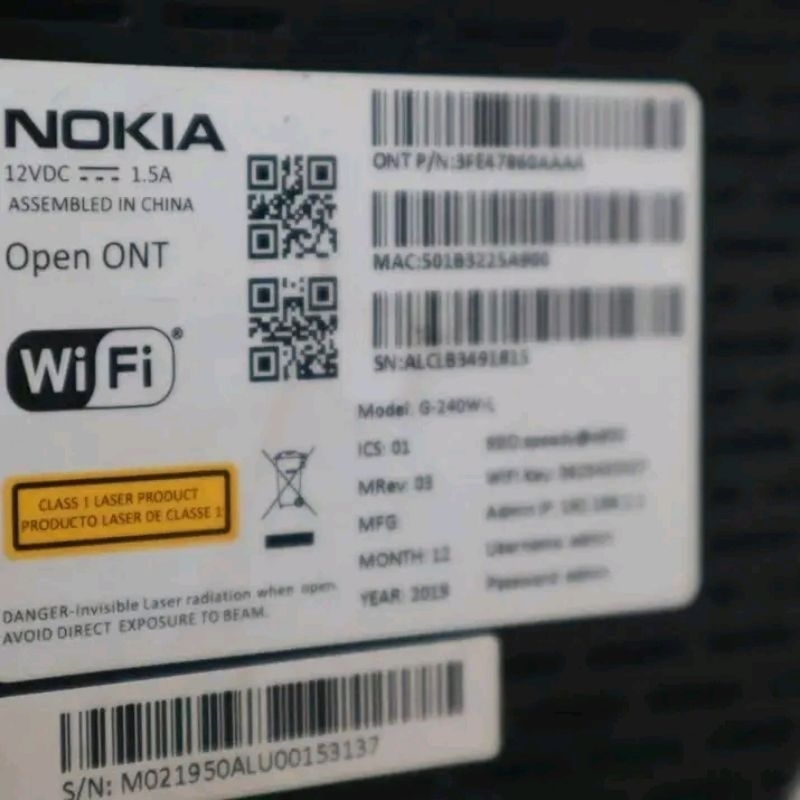 Wifi router nokia seri L